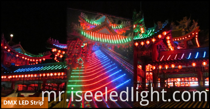 DMX LED strip outdoor